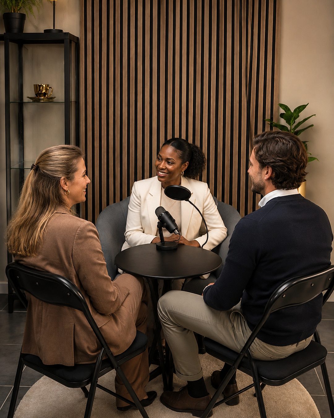 Podcast opnemen bij Akoua Studio